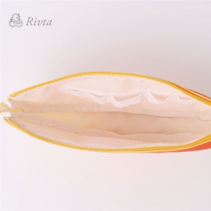 Φρούτα τυπωμένα συνήθειας Γυναίκα Καλλυντικά τσάντα μακιγιάζ με φερμουάρ