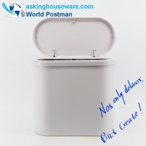 Λεπτό καπάκι ανακύκλωσης Πιέστε το κάδο απορριμμάτων