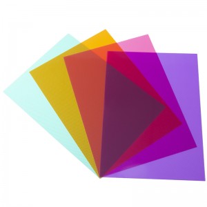 Πολύχρωμο συρμάτινο φύλλο PP για χαρτικά και συσκευασίες