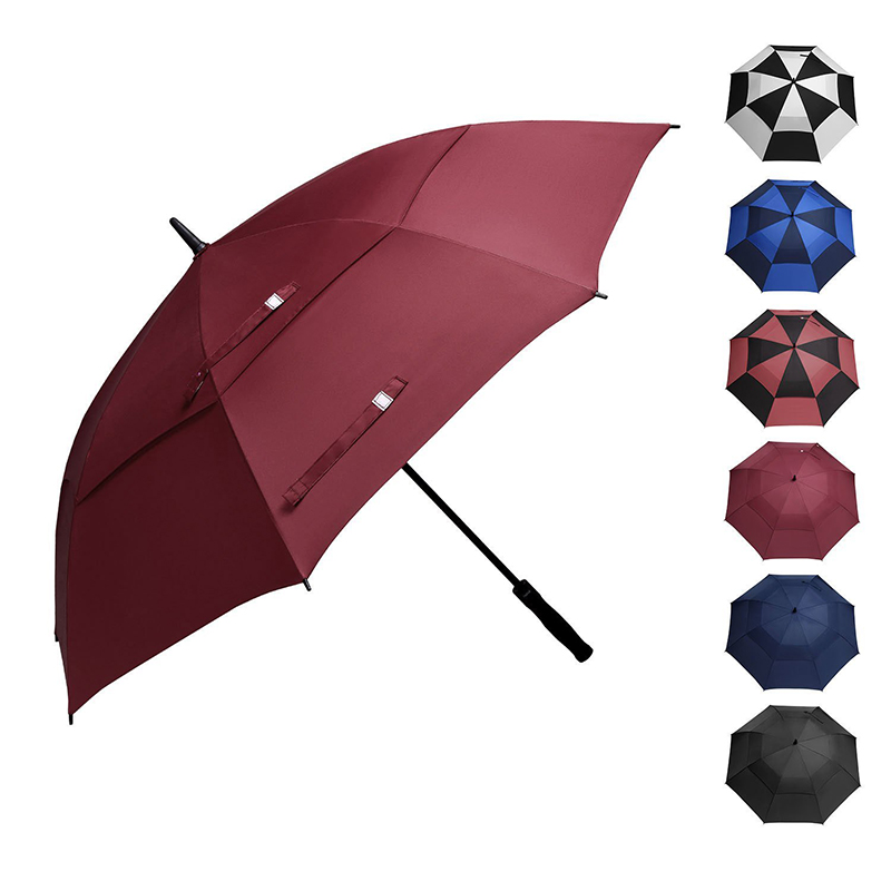 30inch 32inch Αυτόματη ομπρέλα αδιάβροχη και αδιάβροχη ομπρέλα γκολφ μεγάλου μεγέθους