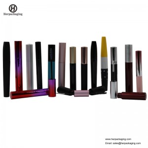 HCL106 Αδειάστε το δοχείο μάσκαρα με βούρτσα Σωλήνες μάσκαρα με βλεφαρίδα Μόδας επαναφορτιζόμενες φιάλες