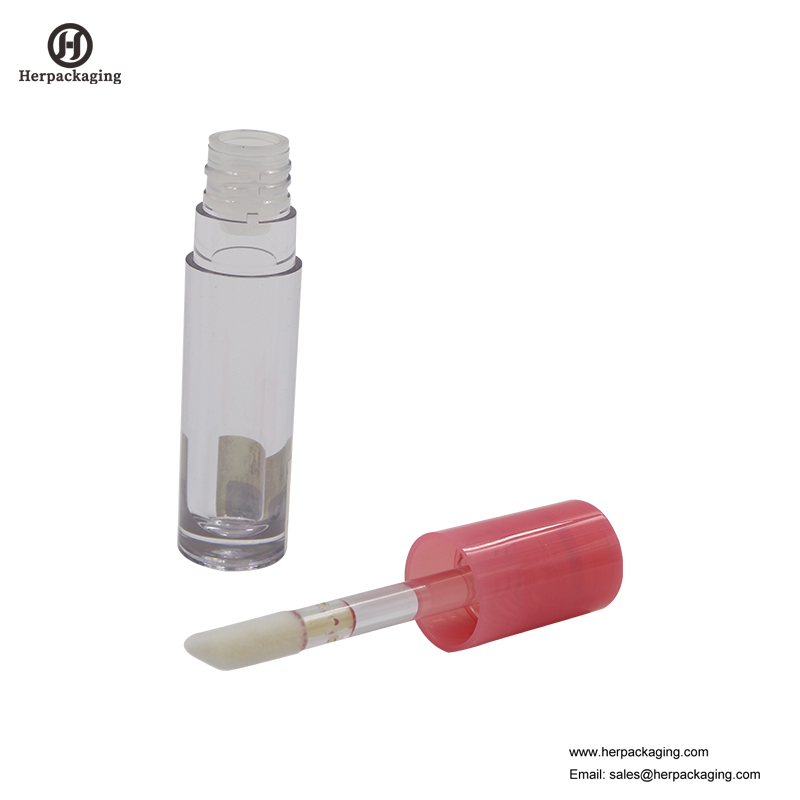 HCL311 Clear Plastic Άδειο γυαλιστερό γυαλιστερό σωληνάριο για καλλυντικά έγχρωμου χρώματος που περιείχαν εφαρμοστές στιλπνότητας