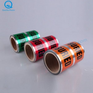 316 Προειδοποιητική ταινία ανιχνεύσεως καλωδίων από ανοξείδωτο χάλυβα, καλώδιο Tracer Underground CAUTON Barricade Tape