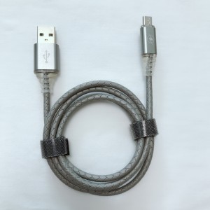με LED Γρήγορη φόρτιση Γύρος USB καλώδιο για micro USB, Τύπος C, φόρτιση κεραυνό iPhone και συγχρονισμό