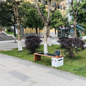 Φορητός φορτιστής ηλιακής ενέργειας Smart Park Bench