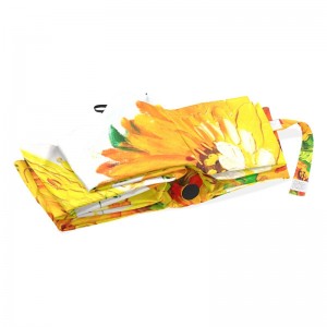 Windproof 2 τμήματα fiberglass νεύρα μεταλλικό άξονα αυτόματη ανοίξτε και κλείστε έθιμο εκτύπωση 3 φορές ομπρέλα