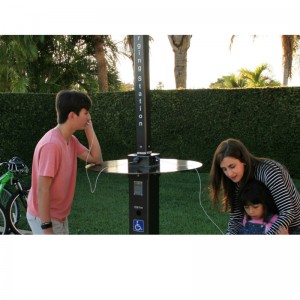 Σταθμός φόρτισης για κινητό τηλέφωνο με ηλιακή ισχύ Προσαρμοσμένη σχεδίαση Καλώς ήλθατε