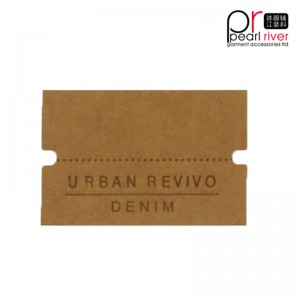 δερμάτινη μόδα πολύχρωμο αυτοκόλλητο hangtag μεγάλου αριθμού