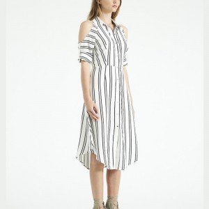 Νέο φθινόπωρο φόρεμα με δαντέλα για γυναίκες