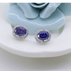 925 ασημένια αυτιά καρφιά Μόδα Ζιρκόν αυτί καρφιά Υψηλής ποιότητας νυχιών γυναικών αυτιών