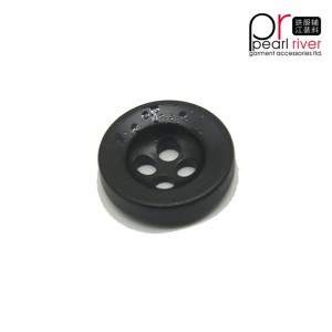 Προσαρμοσμένο λογότυπο Στρογγυλό κυματοειδές ρητίνη Κουμπιά ραφής για ρούχα / πουκάμισο