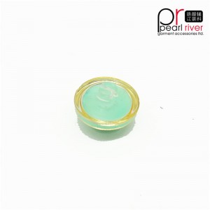 Custom λογότυπο στρογγυλής χαρακτικής ρητίνη Κουμπιά ραμμάτων