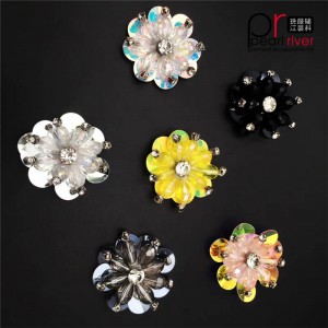 Ομορφιά bling-bling πούλιες λουλούδι με το μαργαριτάρι