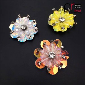 Ομορφιά bling-bling πούλιες λουλούδι με το μαργαριτάρι