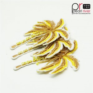 Κορδόνι Κίτρινο Κίτρινο Patch Κοπή Νέα μόδα για Διακόσμηση Προσαρμοσμένη