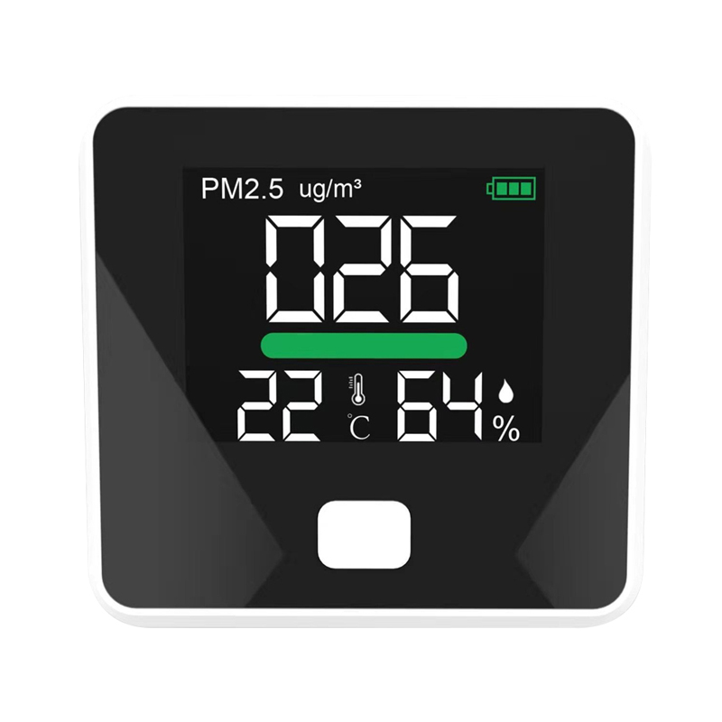 2019 Πωλήσεις καυτών αισθητήρων ποιότητας αέρα PM2.5 HCHO Επαγγελματική ανιχνευτή φορμαλδεΰδης AQI TVOC με επαναφορτιζόμενη μπαταρία Li ακριβή δοκιμή