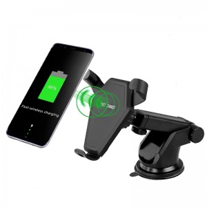 2019 Νέος σχεδιασμός Γρήγορη φόρτιση αυτοκινήτου Ασύρματο φορτιστή τηλεφώνου αυτοκινήτου Βάση τηλεφώνου επαγωγής με βαρύτητα που...
