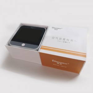 Οθόνη ποιότητας αέρα Dienmern PM2.5 Ανιχνευτής φορμαλδεΰδης HCHO TVOC Tester Φορητός αναλυτής αερίου για θερμοκρασία χώρου στο σπίτι