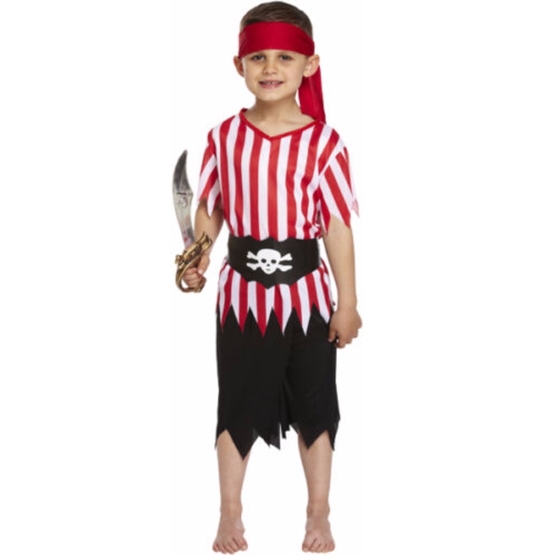 Παιδιά Pirate κοστούμι αγόρια Καραϊβική Βιβλίο Ημέρα Εβδομάδας Fancy Dress Αποκριάτικα Halloween