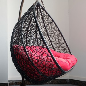 Μεγάλο μέταλλο εξωτερικού χώρου 3 θέσεων κήπου Swing Design