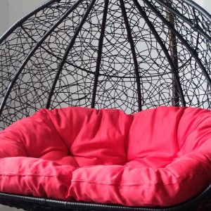 Μεγάλο μέταλλο εξωτερικού χώρου 3 θέσεων κήπου Swing Design