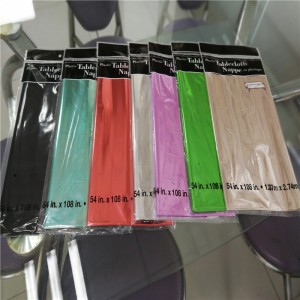 Μεταλλικό ελαφρύ πράσινο Tablecover Πολύχρωμο φύλλο Προσαρμοσμένο επιτραπέζιο ύφασμα Mat / Pad