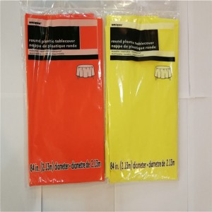 LDPE HDPE Προσαρμοσμένο τυπωμένο ύφασμα κάλυψης πίνακα Πλαστικό φύλλο για τραπέζια