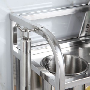 Ανοξείδωτος ράφι μπαχαρικών, Ανοξείδωτος κάτοχος εργαλείων, Ανοξείδωτος ράφι αποθήκευσης σανίδων από ανοξείδωτο χάλυβα