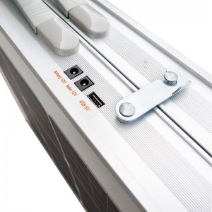 Φορητό αναδιπλούμενο ηλιακό τραπέζι για τη χρέωση της συμφωνίας για υπαίθρια καμπίνα κουζίνας Συρραπτόμενη επιφάνεια εργασίας