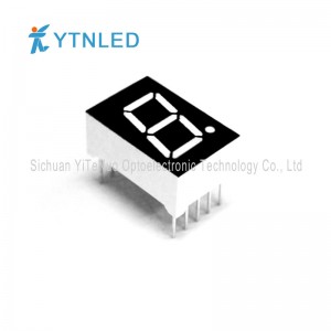 0,5 ιντσών κόκκινο 1 ψηφίο 7 Οθόνη LED τμημάτων, ψηφιακός σωλήνας