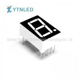 0,56 ιντσών κόκκινο 1 ψηφίο 7 Οθόνη LED με τμήματα, ψηφιακό σωλήνα