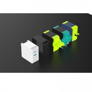 Φορτιστής USB KPS-8006LC 5V3A + QC3.0 -33W