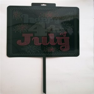 Προσαρμοσμένη εκτύπωση υπαίθρια χρήση σημάδι Yard πλαστικό φύλλο διακοσμήσεις διακοπών