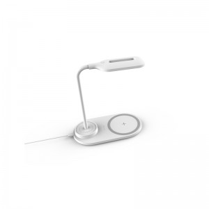 QI 10W γρήγορη πολυεπίπεδη ασύρματο φορτιστή επίπλων με λάμπα KPS-9002