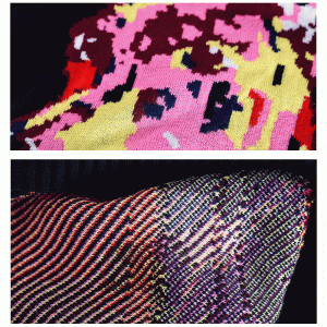 Τελευταία Φθινόπωρο Χειμώνας Μεγάλο Μανίκι Wolf Jacquard Γυναικεία Tops Πουλόβερ πουλόβερ