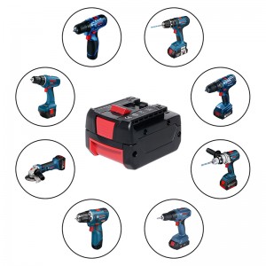 Li-ion 4000mAh 14.4V Power Tool επαναφορτιζόμενες μπαταρίες για Bosch BAT607, BAT614