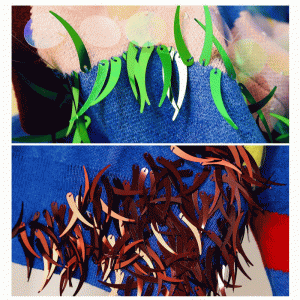 Προσαρμοσμένο σχέδιο χειροποίητο Sew Sequins Γυναικεία δεμένη πουλόβερ