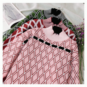 Μίνι φόρεμα πουλόβερ φούστα πουλόβερ με το μισό πουλόβερ Plus