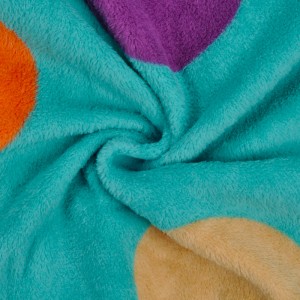 Ενηλίκων Τυπωμένο Fleece Pajama Γυναίκες Robe