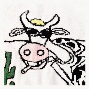 Νέα άφιξη Μάλλινο παχιά ζεστό χειμώνα πουλόβερ υπολογιστή πλεκτό καπνιστή αγελάδα Πουλόβερ