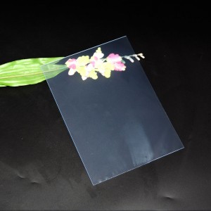 Ζεστό Πώληση 1 mm άκαμπτο παχύ διαφανές πλαστικό φύλλο PVC για κοπή λέιζερ