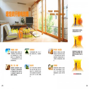 Θέρμανση δαπέδου με οπτικές ίνες άνθρακα