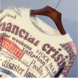 2019 Προσαρμοσμένο μίξερ μίνι μαλλί χειμώνα χαλαρό φανελάκι μανίκι κυρίες Πουλόβερ πλεκτά πουλόβερ