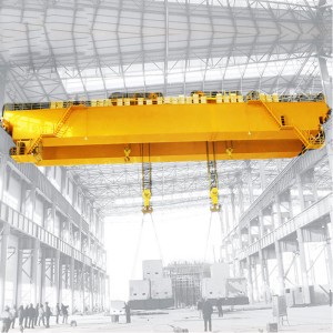 Διπλός γερανογέφυρας διπλού δοχείου με διπλό καροτσάκι