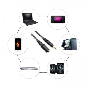 Στερεοφωνικό καλώδιο επέκτασης καλωδίου ακουστικών 3,5 mm 1/8 \