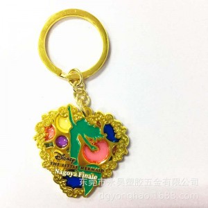 P063 καρδιά αλυσίδα βαφής ζελέ χρώμα