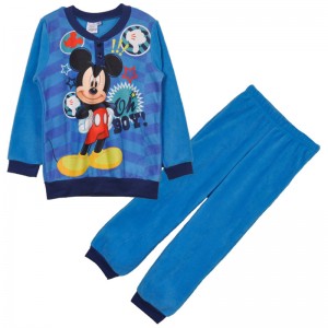 Boys Printed Microfiber Fleece Κινούμενα σχέδια πιτζάμες