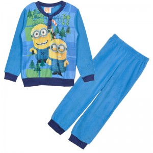 Boys Printed Microfiber Fleece Κινούμενα σχέδια πιτζάμες