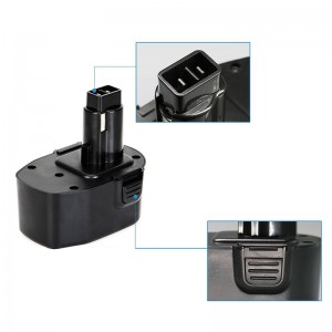 Ni-Mh 14,4V μπαταρία αντικατάστασης 2000mAh για αστραπές DC9091, DE9091, DE9038