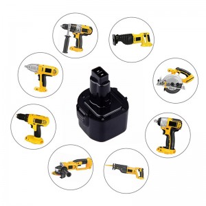 DE9062, DW9061, DW9062 Μπαταρίες αντικατάστασης Dewalt 9.6V 3000mAh μπαταρία Ni-Mh